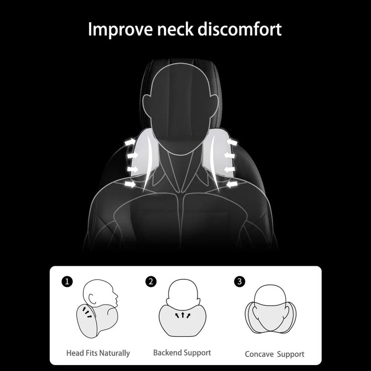 Car Neck Headrest Pillow Accessories Cushion Auto Seat Head
