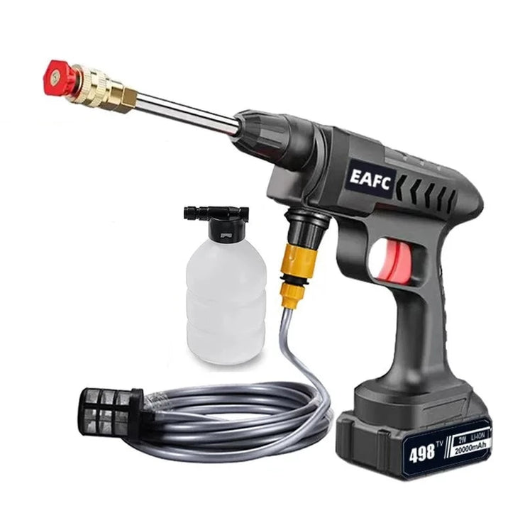 20000mAh Car Wash Gun Washer Spray Nozzle High Pressure Cleaner