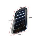 Universal Carbon Fiber Car Decorative Cell Air Flow Intake